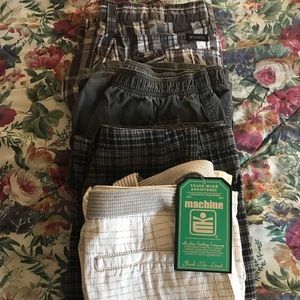4 Boys Plaid Shorts